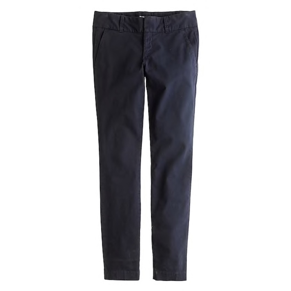 J. Crew Andie Chinos in Navy Blue